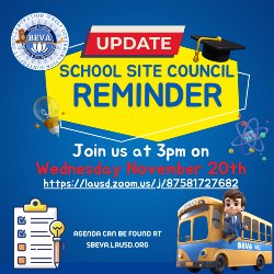 School Site Council Flyer